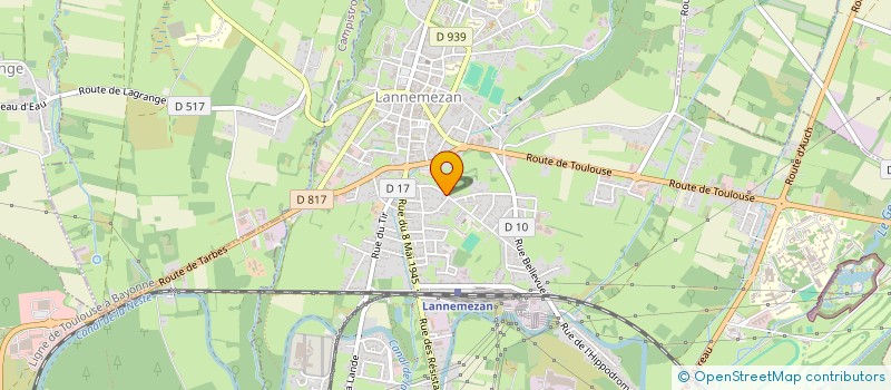 localisation de l'entreprise MADAME MANON GAMBIN à LANNEMEZAN