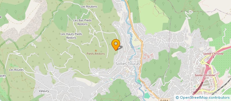 localisation de l'entreprise MADAME MANON GARCIA  SOLLIES-TOUCAS