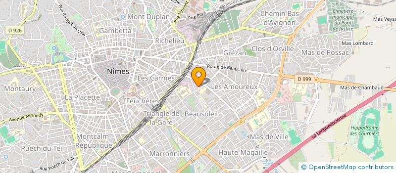 localisation de l'entreprise MADAME MANON GARIDEL à NIMES