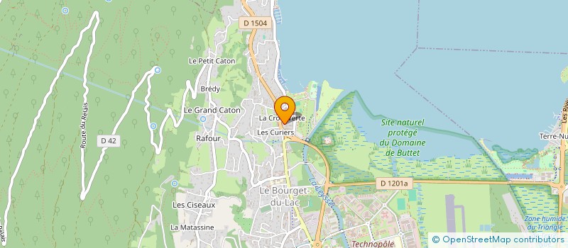 localisation de l'entreprise MADAME MANON GAUCHER  LE BOURGET-DU-LAC