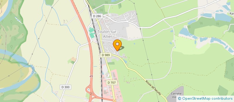 localisation de l'entreprise MADAME MANON GAURIAT à TOULON-SUR-ALLIER