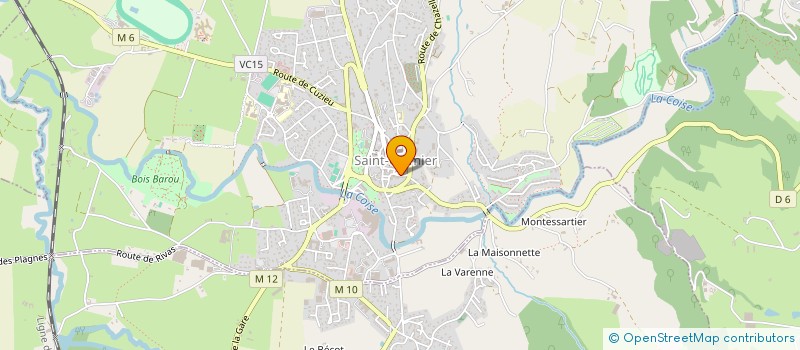 localisation de l'entreprise MADAME MANON GAUTHEY à SAINT-GALMIER