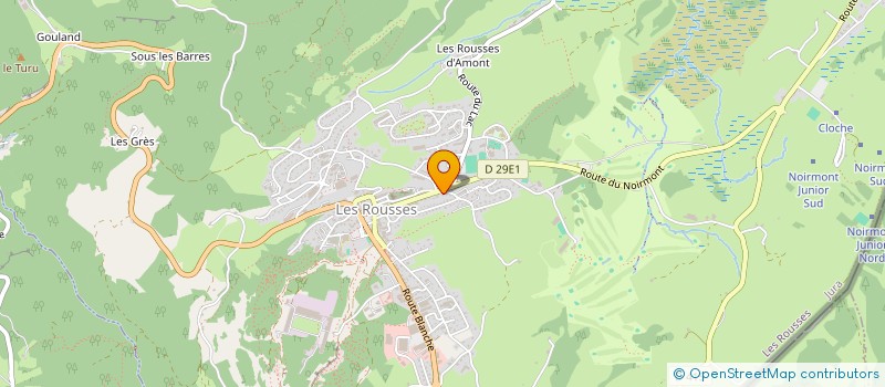 localisation de l'entreprise MADAME MANON GAUTIER  LES ROUSSES