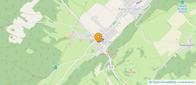 localisation de l'entreprise MADAME MANON GENRE-JAZELET  VAL-D'USIERS