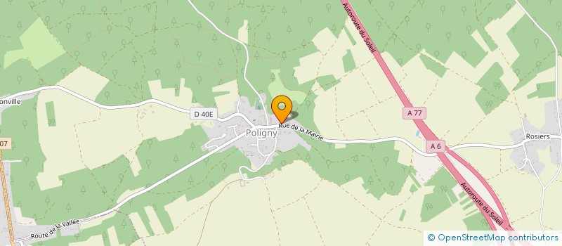 localisation de l'entreprise MADAME MANON GENTE BAS  POLIGNY