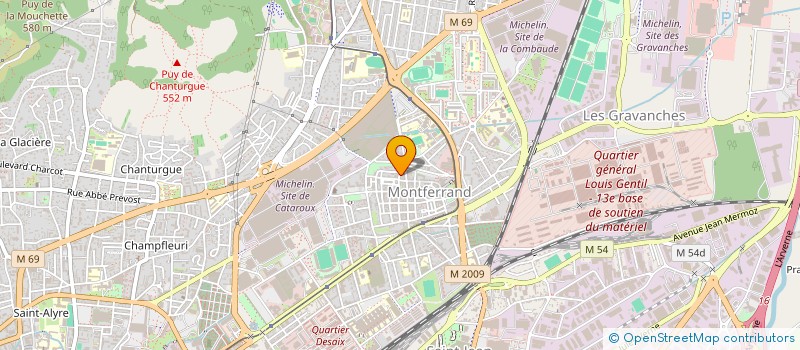 localisation de l'entreprise MADAME MANON GERARD  CLERMONT-FERRAND