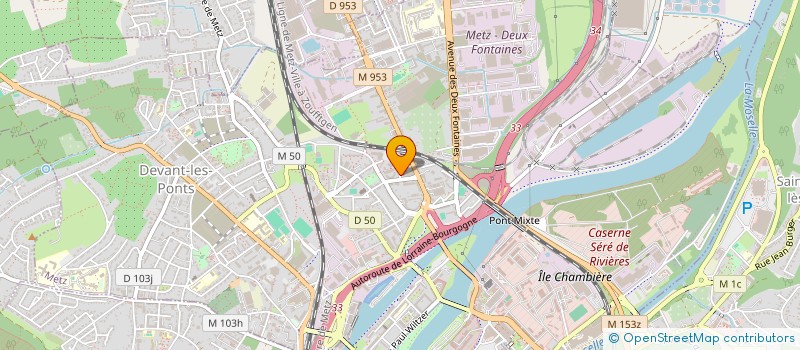 localisation de l'entreprise MADAME MANON GILLARD  METZ