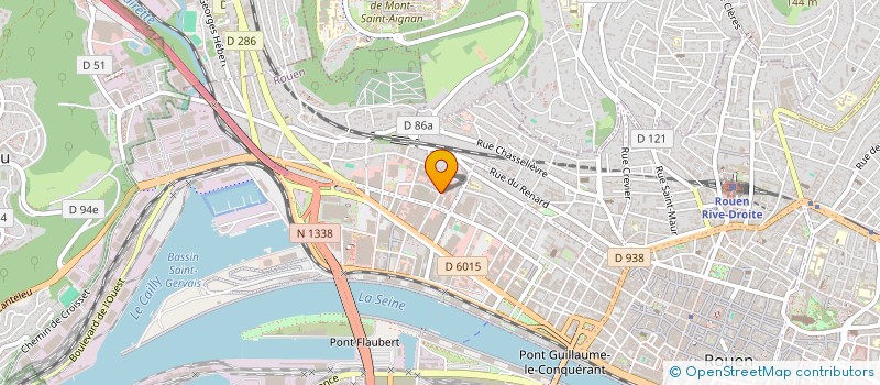 localisation de l'entreprise MADAME MANON GILLES  ROUEN