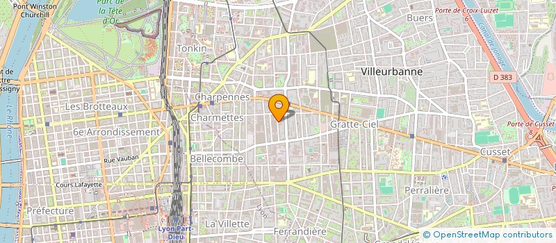 localisation de l'entreprise MADAME MANON GILTON  VILLEURBANNE