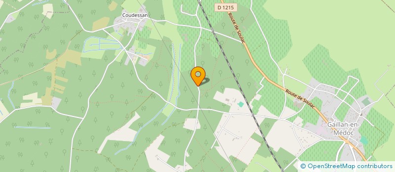 localisation de l'entreprise MADAME MANON GIMBERT  GAILLAN-EN-MEDOC