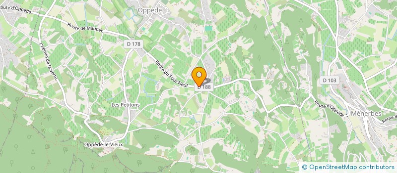 localisation de l'entreprise MADAME MANON GIMENEZ  OPPEDE