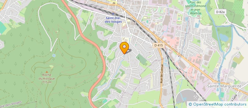 localisation de l'entreprise MADAME MANON GIMENEZ à SAINT-DIE-DES-VOSGES