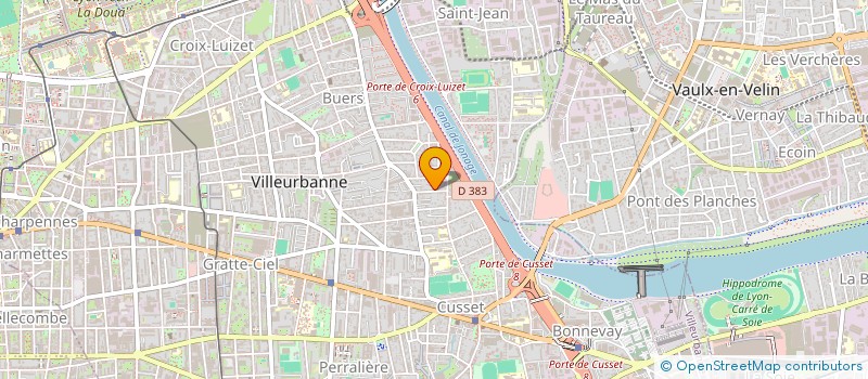 localisation de l'entreprise MADAME MANON GIORGI  VILLEURBANNE