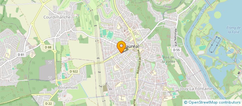 localisation de l'entreprise MADAME MANON GIRARD  VAUREAL