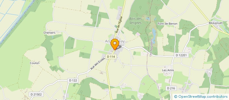 localisation de l'entreprise MADAME MANON GIRAUD  ARCHINGEAY