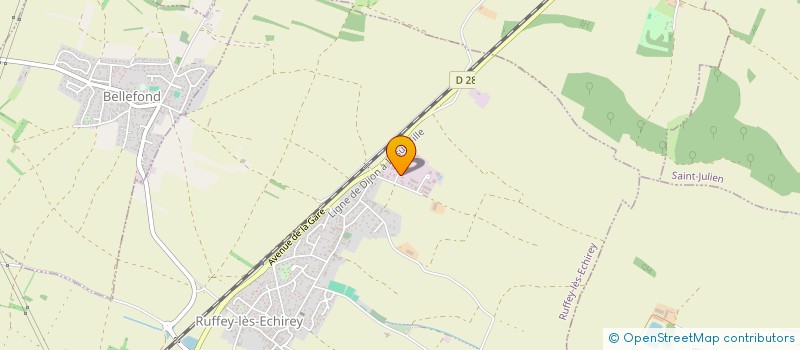 localisation de l'entreprise MADAME MANON GIRODET  RUFFEY-LES-ECHIREY