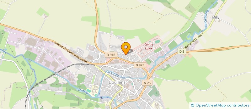 localisation de l'entreprise MADAME MANON GLANDIER à DOULLENS