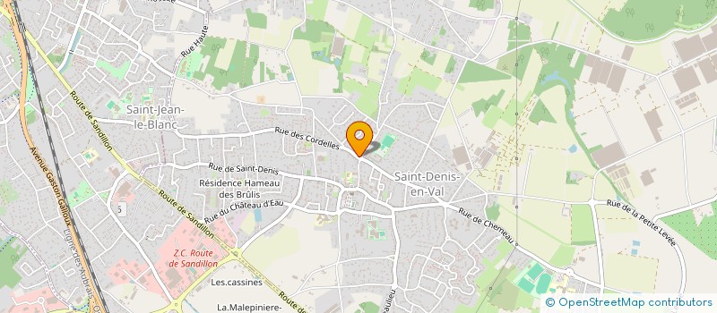 localisation de l'entreprise MADAME MANON GLOTIN à SAINT-DENIS-EN-VAL