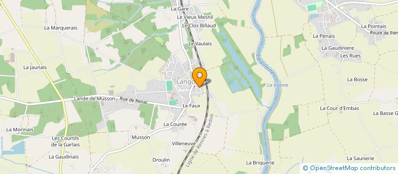 localisation de l'entreprise MADAME MANON GOLFIER  LANGON