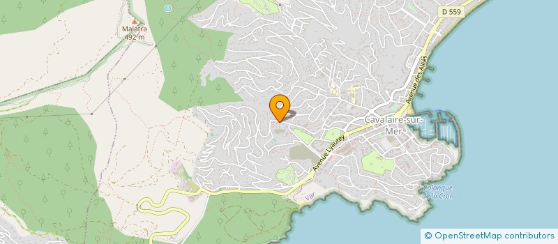 localisation de l'entreprise MADAME MANON GONCALVES  CAVALAIRE-SUR-MER