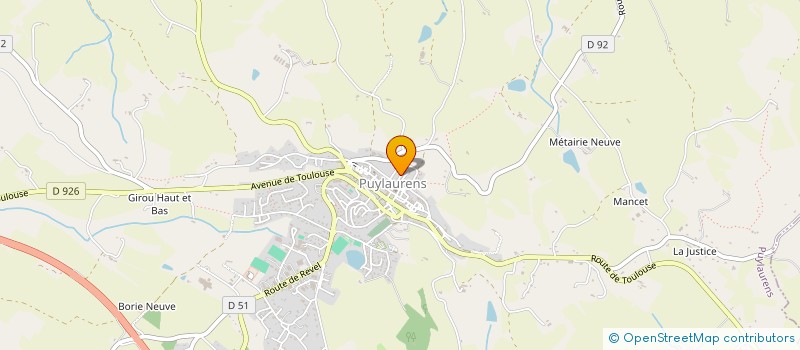 localisation de l'entreprise MADAME MANON GOS  PUYLAURENS