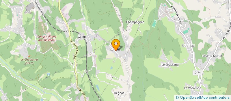 localisation de l'entreprise MADAME MANON GOUMET  COSNAC