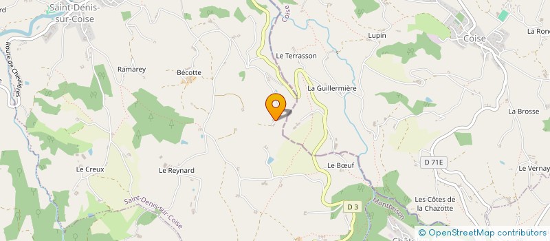 localisation de l'entreprise MADAME MANON GOURRAT  SAINT-DENIS-SUR-COISE