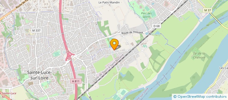 localisation de l'entreprise MADAME MANON GRACIA  SAINTE-LUCE-SUR-LOIRE