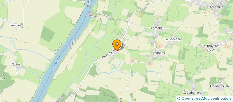 localisation de l'entreprise MADAME MANON GRANDCOLAS  SIMANDRE