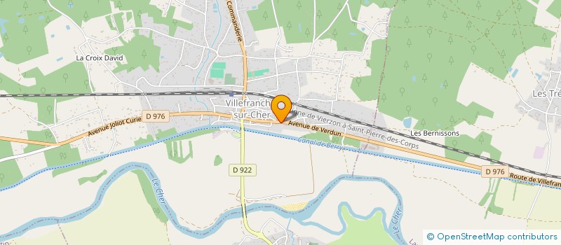 localisation de l'entreprise MADAME MANON GRANDPIERRE  VILLEFRANCHE-SUR-CHER