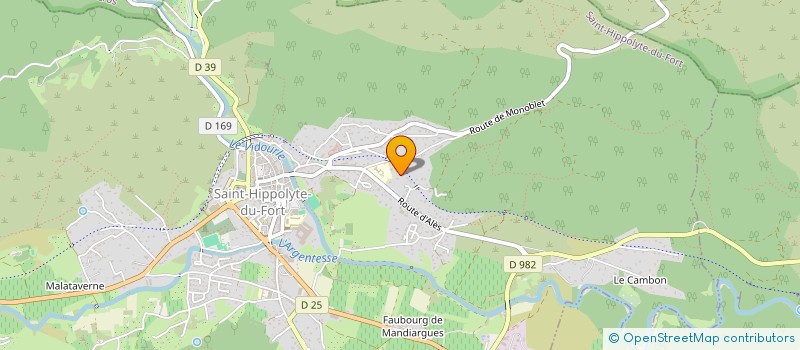 localisation de l'entreprise MADAME MANON GRAS  SAINT-HIPPOLYTE-DU-FORT