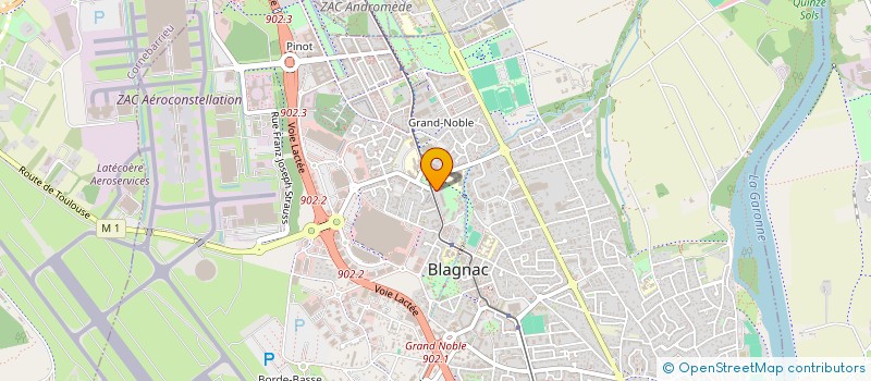 localisation de l'entreprise MADAME MANON GRAVELLIER à BLAGNAC