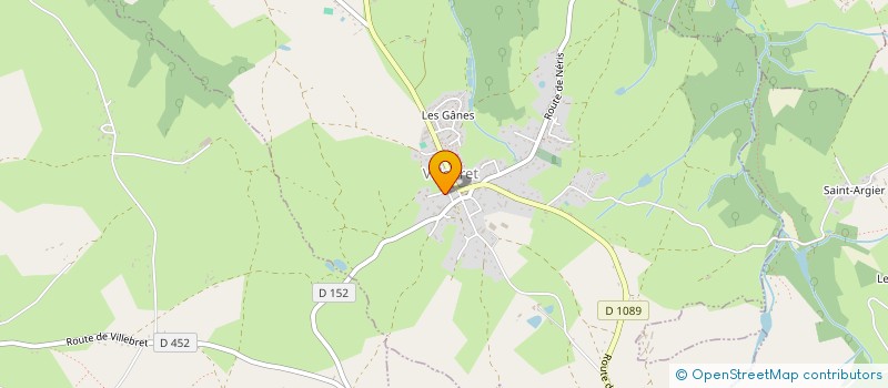 localisation de l'entreprise MADAME MANON GRELLET  VILLEBRET