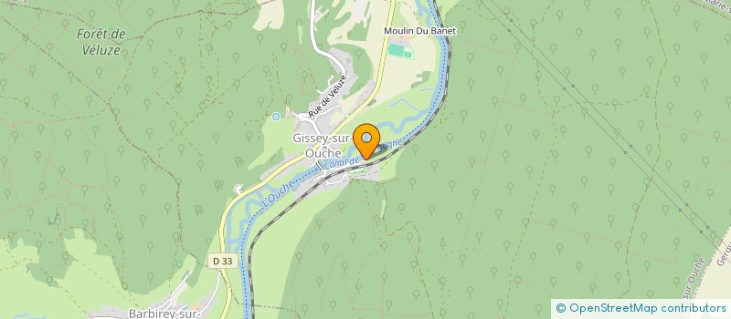 localisation de l'entreprise MADAME MANON GRIGNARD  GISSEY-SUR-OUCHE