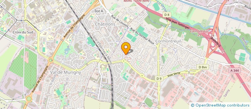 localisation de l'entreprise MADAME MANON GUBLIN  CORMONTREUIL