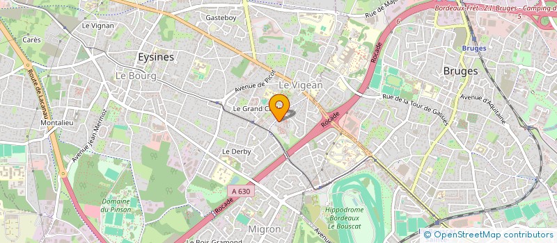 localisation de l'entreprise MADAME MANON GUEGUEN  EYSINES