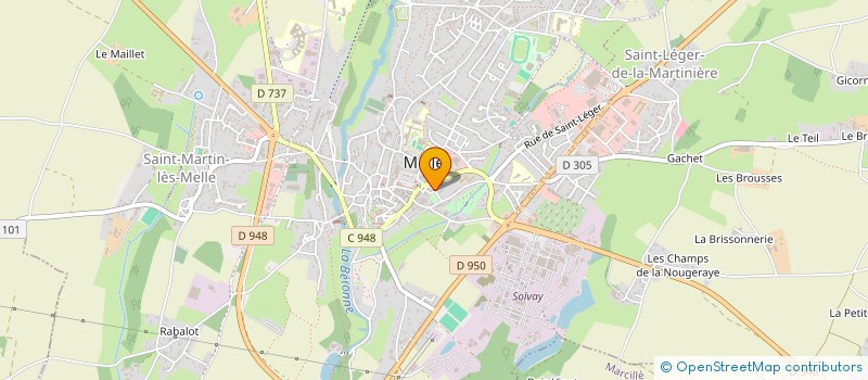 localisation de l'entreprise MADAME MANON GUERINEAU  MAISONNAY