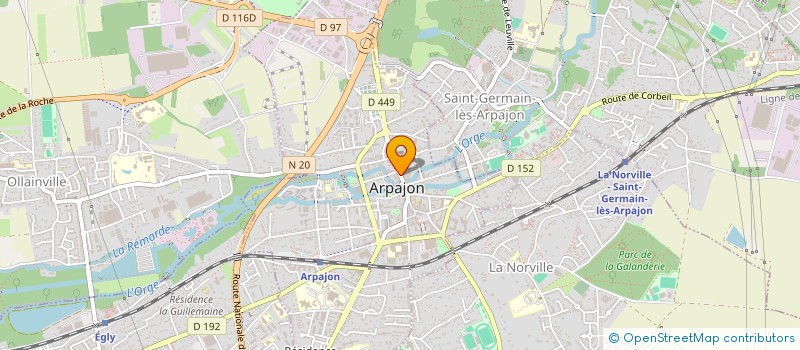 localisation de l'entreprise MADAME MANON GUERRA à ARPAJON