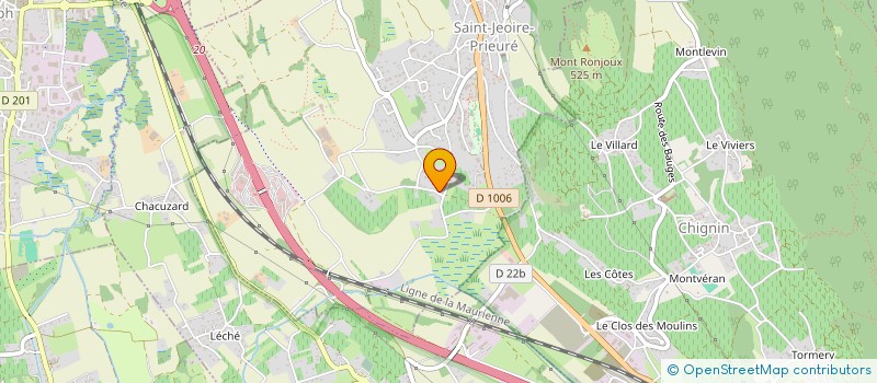 localisation de l'entreprise MADAME MANON GUIDETTY  SAINT-JEOIRE-PRIEURE