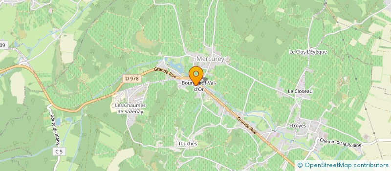 localisation de l'entreprise MADAME MANON GUILLAMIN à MERCUREY