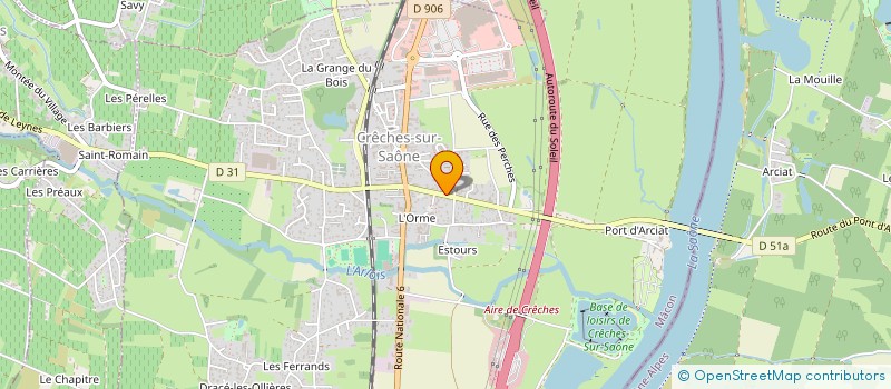 localisation de l'entreprise MADAME MANON GUILLARD  CRECHES-SUR-SAONE