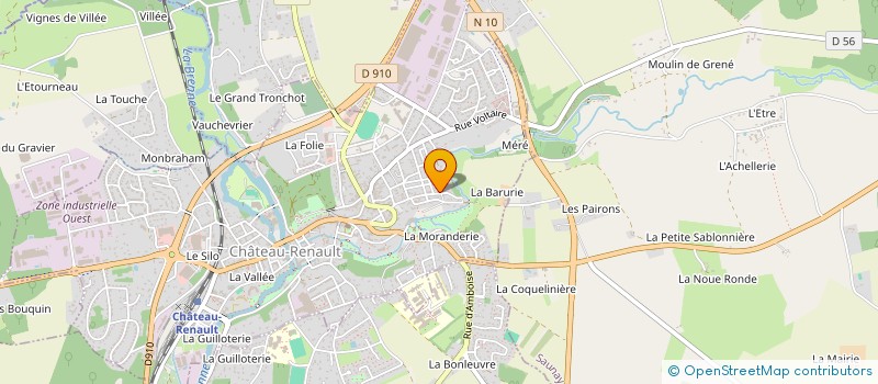 localisation de l'entreprise MADAME MANON GUILLEMAIN à CHATEAU-RENAULT