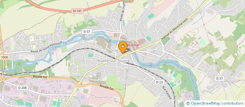 localisation de l'entreprise MADAME MANON GUILLEMAIN  RUELLE-SUR-TOUVRE