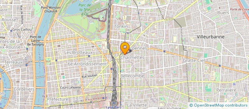 localisation de l'entreprise MADAME MANON GUILLEMARD  VILLEURBANNE