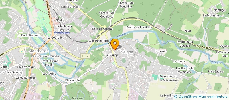 localisation de l'entreprise MADAME MANON GUILLER  VEIGNE