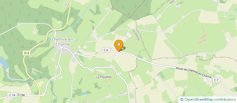 localisation de l'entreprise MADAME MANON GUILLON  CHEMIRE-EN-CHARNIE