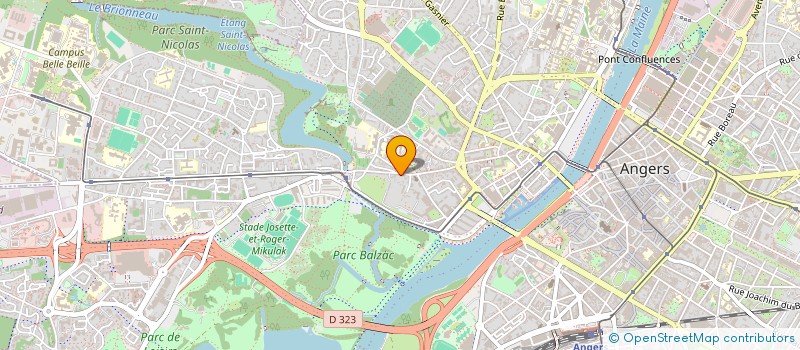 localisation de l'entreprise MADAME MANON GUILLOTEAU à ANGERS