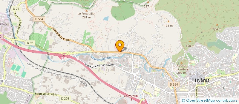 localisation de l'entreprise MADAME MANON GUINARD à HYERES