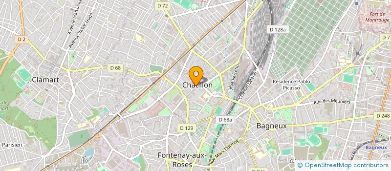 localisation de l'entreprise MADAME MANON GUIVARCH à CHATILLON