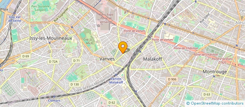 localisation de l'entreprise MADAME MANON HAFIDI  VANVES